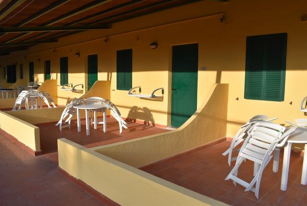 terrazza esterna monolicale deluxe centro turistico san nicola peschici